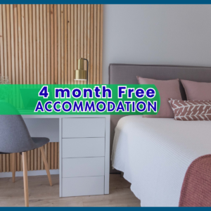 Up to 4 Months Free Accommodation